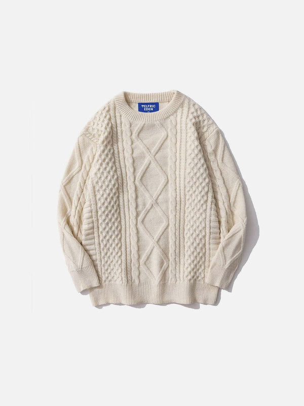Fvshya Retro 90s Knit Sweater