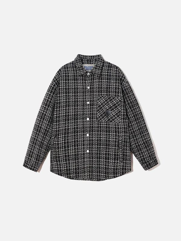 Fvshya City Of Love Vintage Plaid Jacket