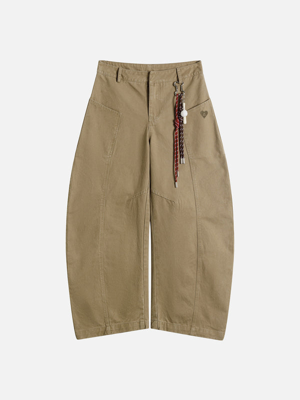 Fvshya Baseball Chain Super Baggy Barrel Pants