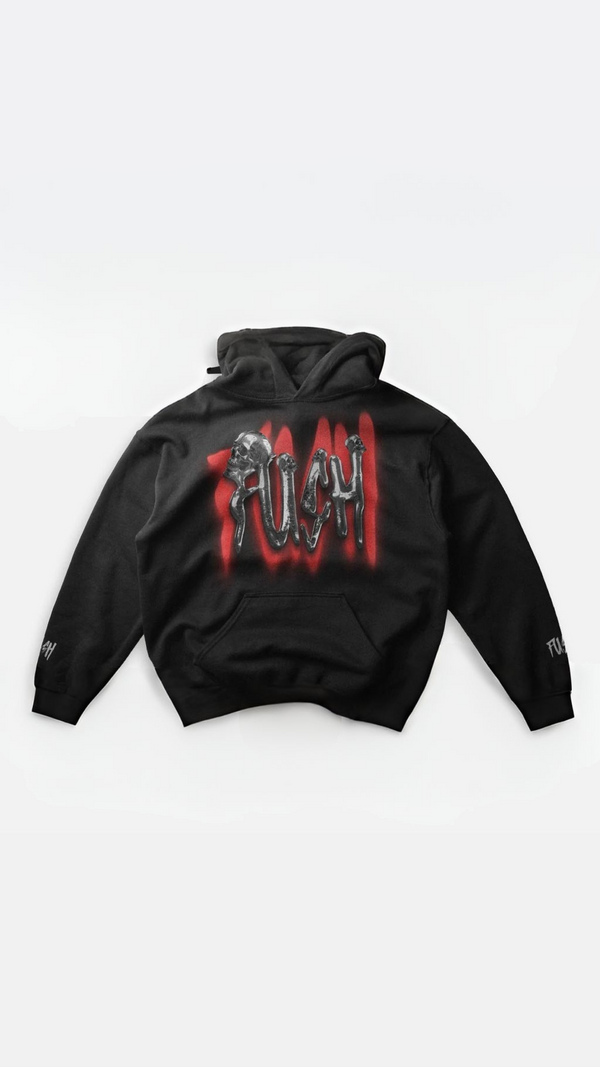 Fvshya “Fush X ST” Skull High Street Hoodie