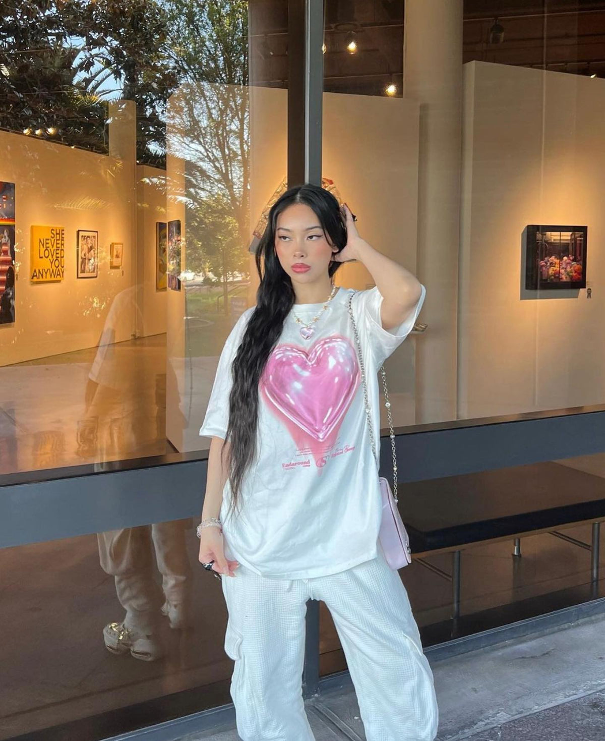 Fvshya Love Balloon Graphic Tee