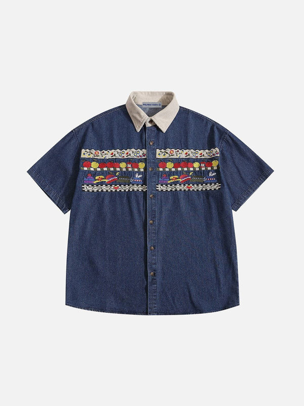 Fvshya Denim Short Sleeve Shirt