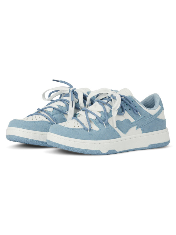 Fvshya Haze Blue Love Breathable Board Shoes