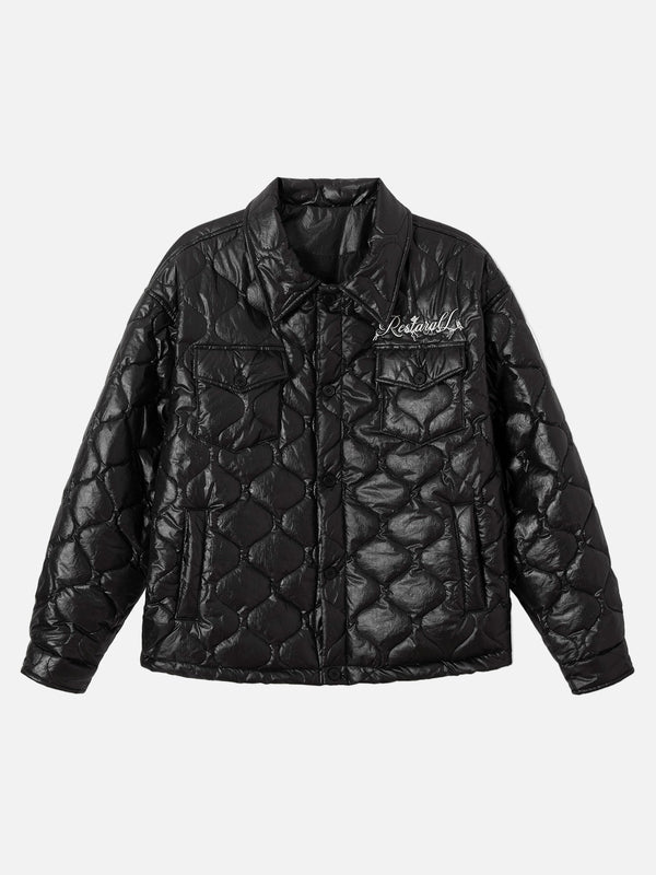 Fvshya Diamond Embroidery Quilted Jacket