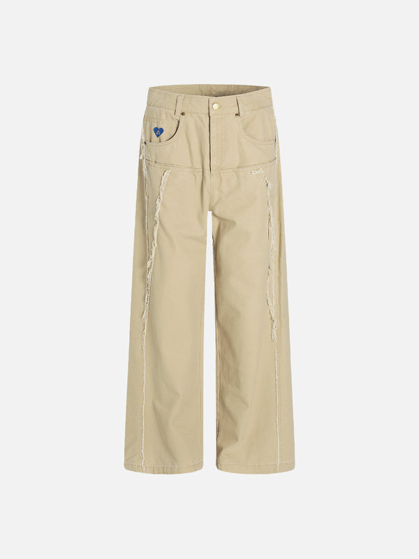 Fvshya Fringe Baggy Cargo Pants