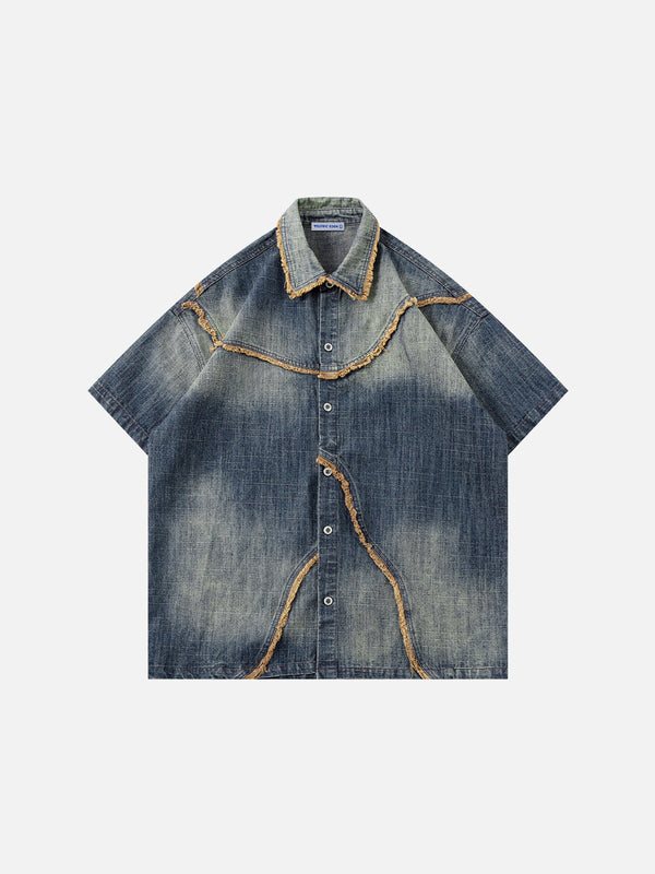 Fvshya Fringe Washed Short Sleeve Shirt