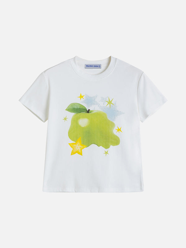 Fvshya Apple Star Print Tee