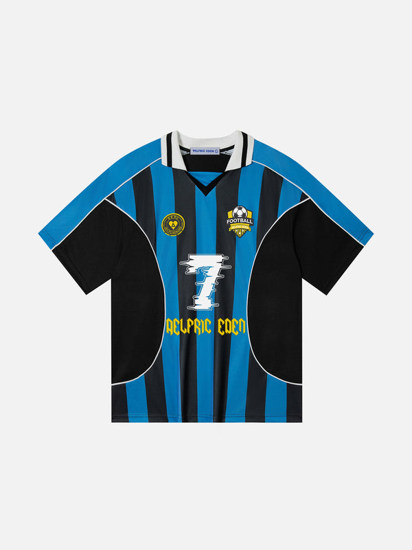 Fvshya Color Blocking Stripe Tee