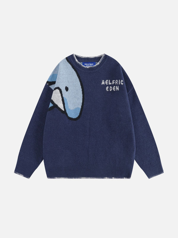 Fvshya Whale Jacquard Sweater