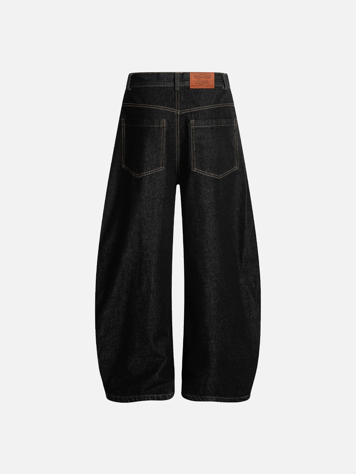 Fvshya Embroidery Baggy Barrel Jeans