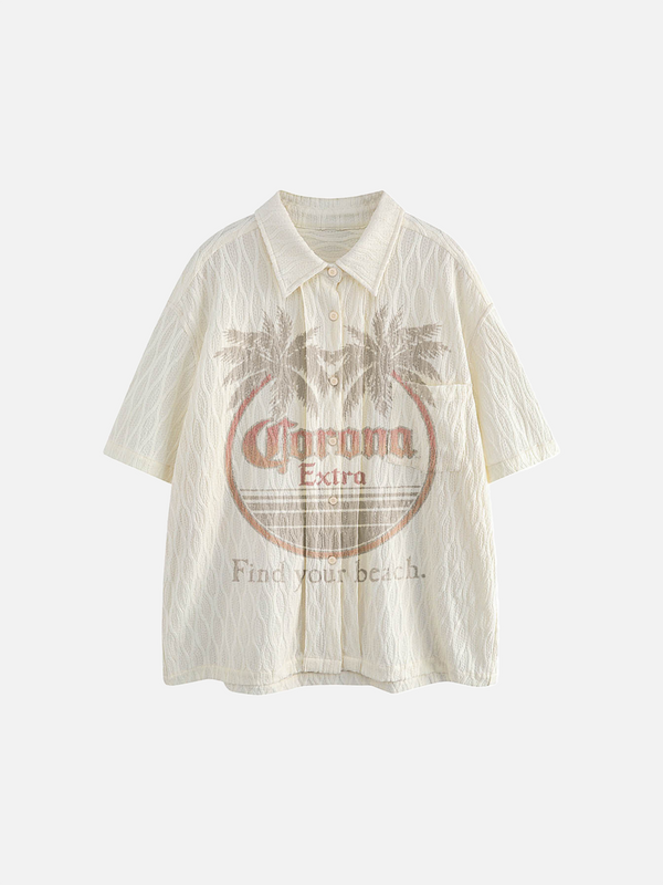 Fvshya Palm Tree Short-Sleeve Shirt