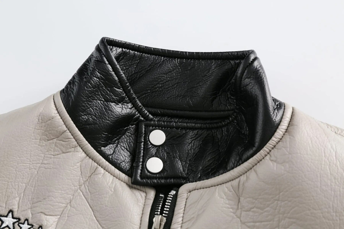 Fvshya Retro Racing Racer Jacket