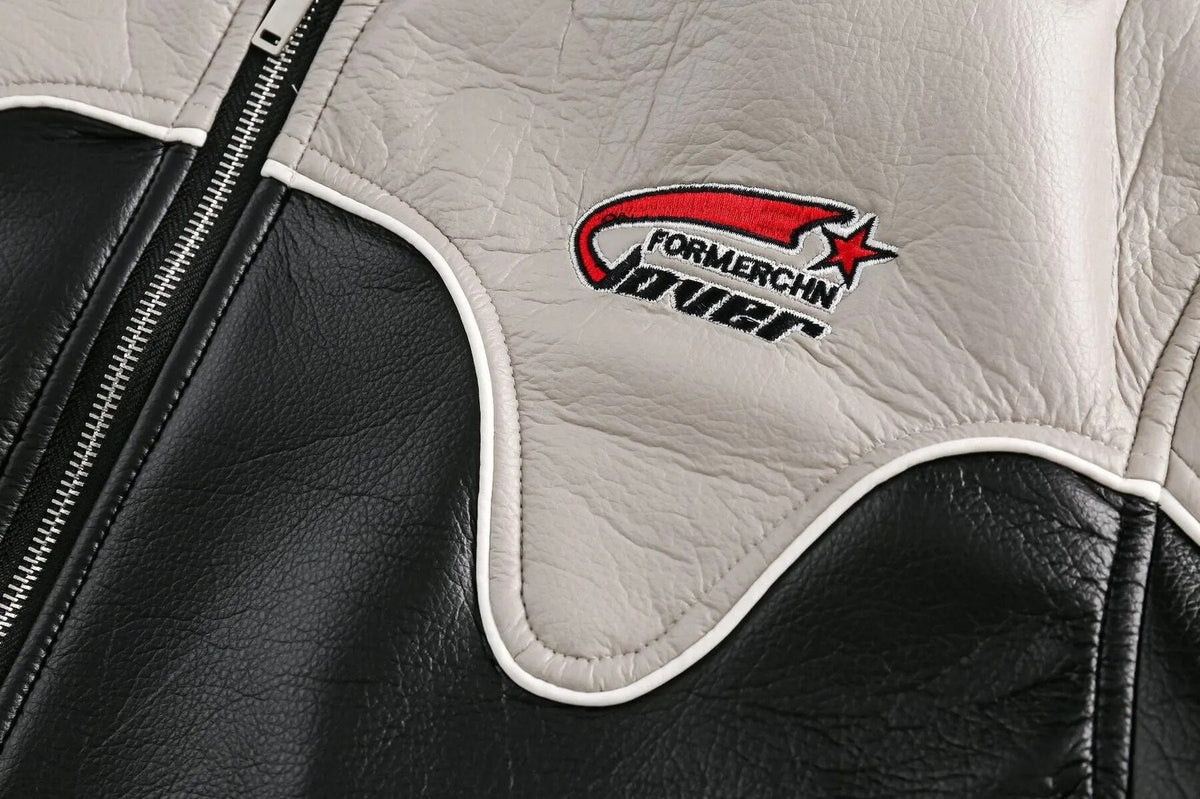 Fvshya Retro Racing Racer Jacket