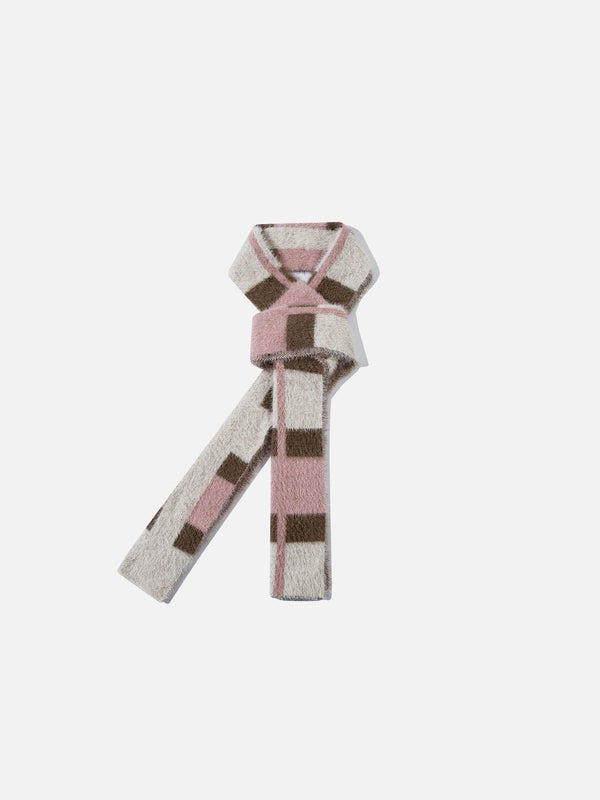 Fvshya Vintage Plaid Scarf