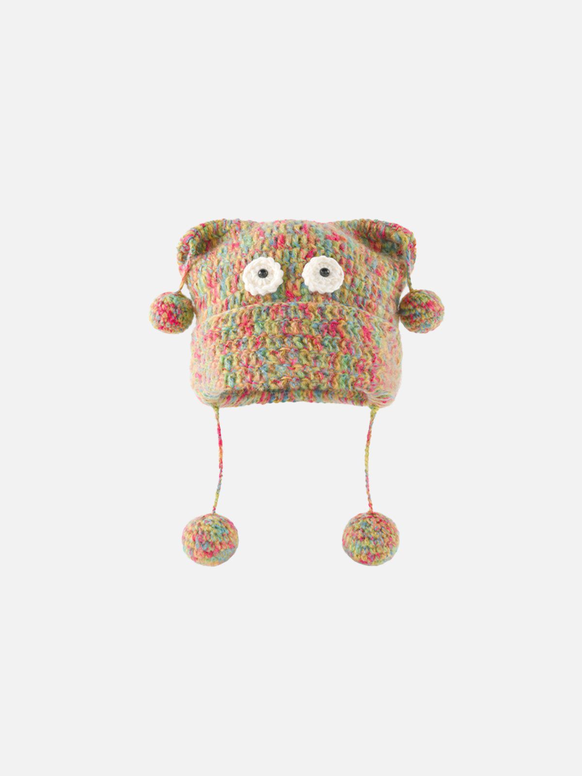 Fvshya Big Eye Colorful Beanie