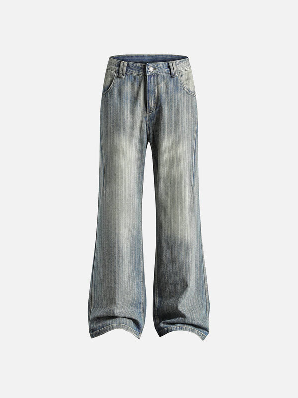 Fvshya Stripe Washed Baggy Jeans