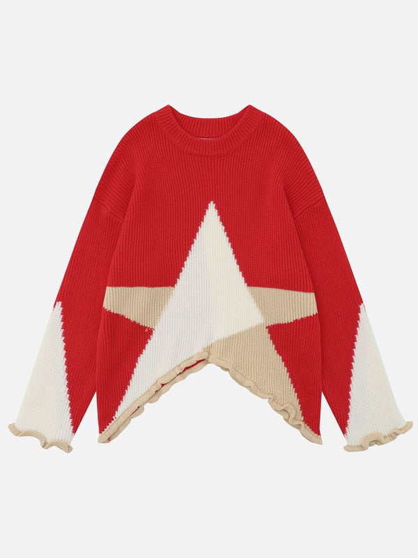 Fvshya Star Hem Sweater