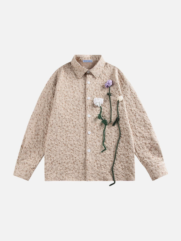 Fvshya Floral Bloom Long Sleeve Shirt
