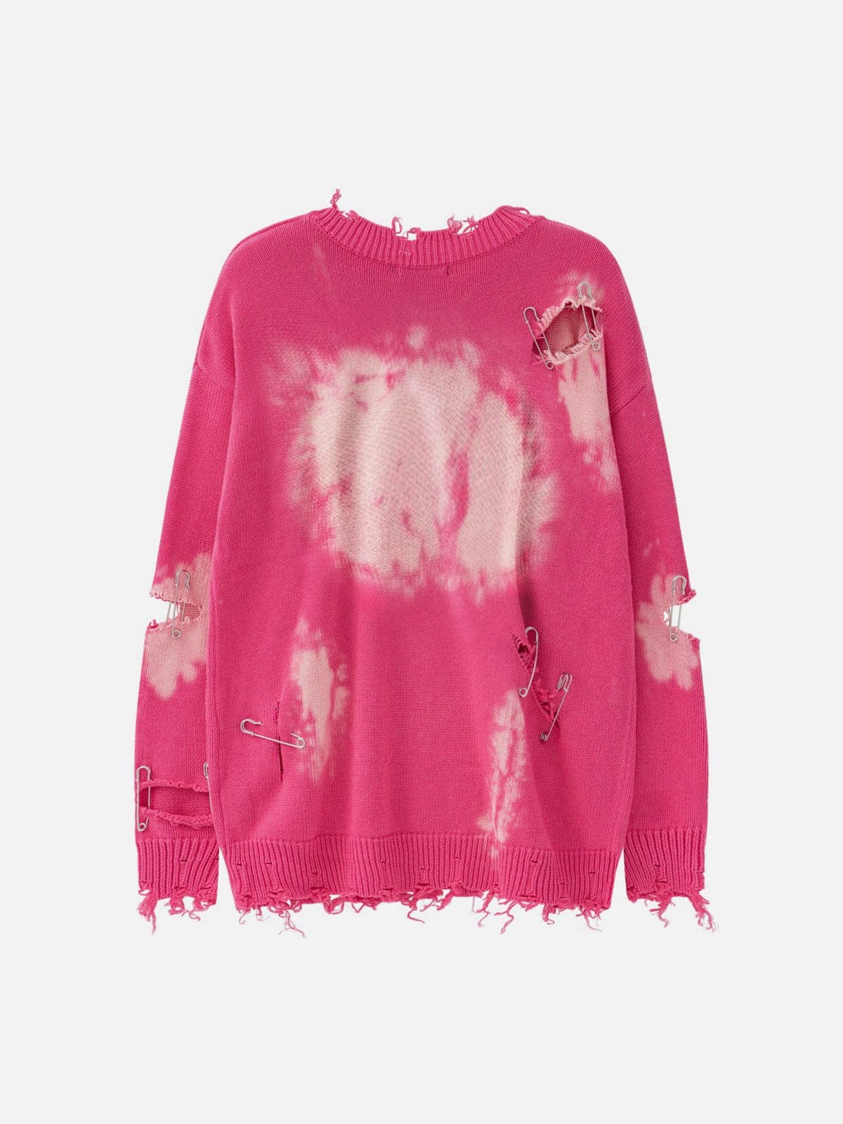 Fvshya Paperclip Broken Design Knit Sweater