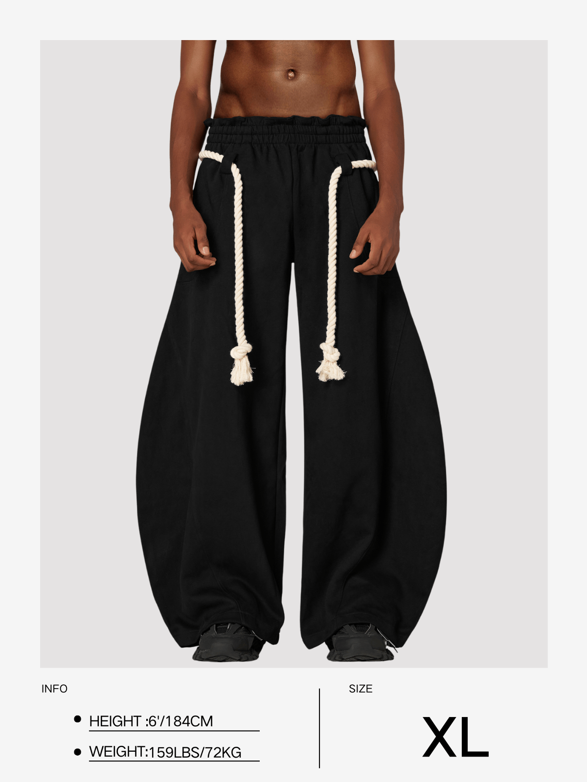 Fvshya Super Baggy Barrel Sweatpants