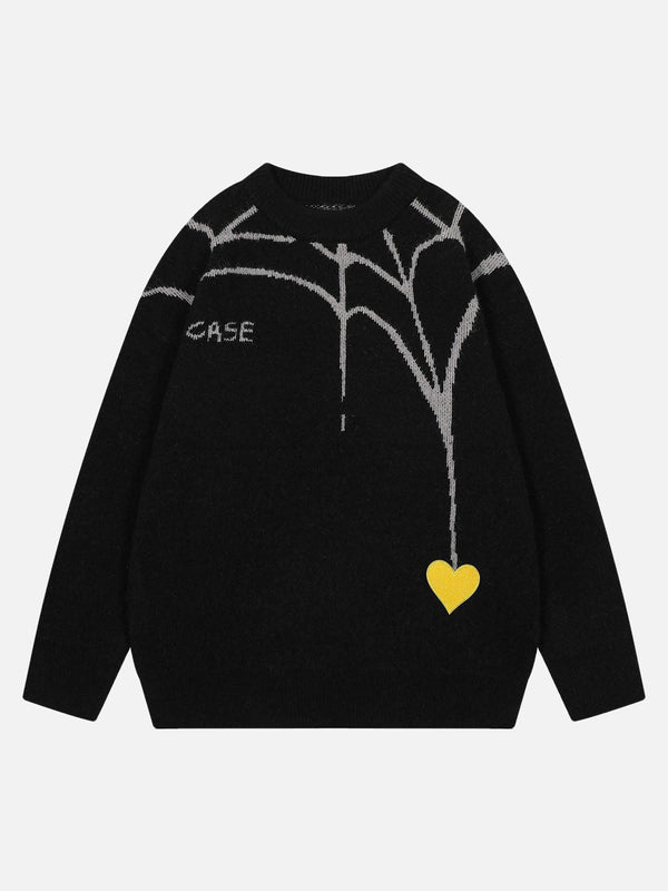 Fvshya SpideyHeart Knit Sweater