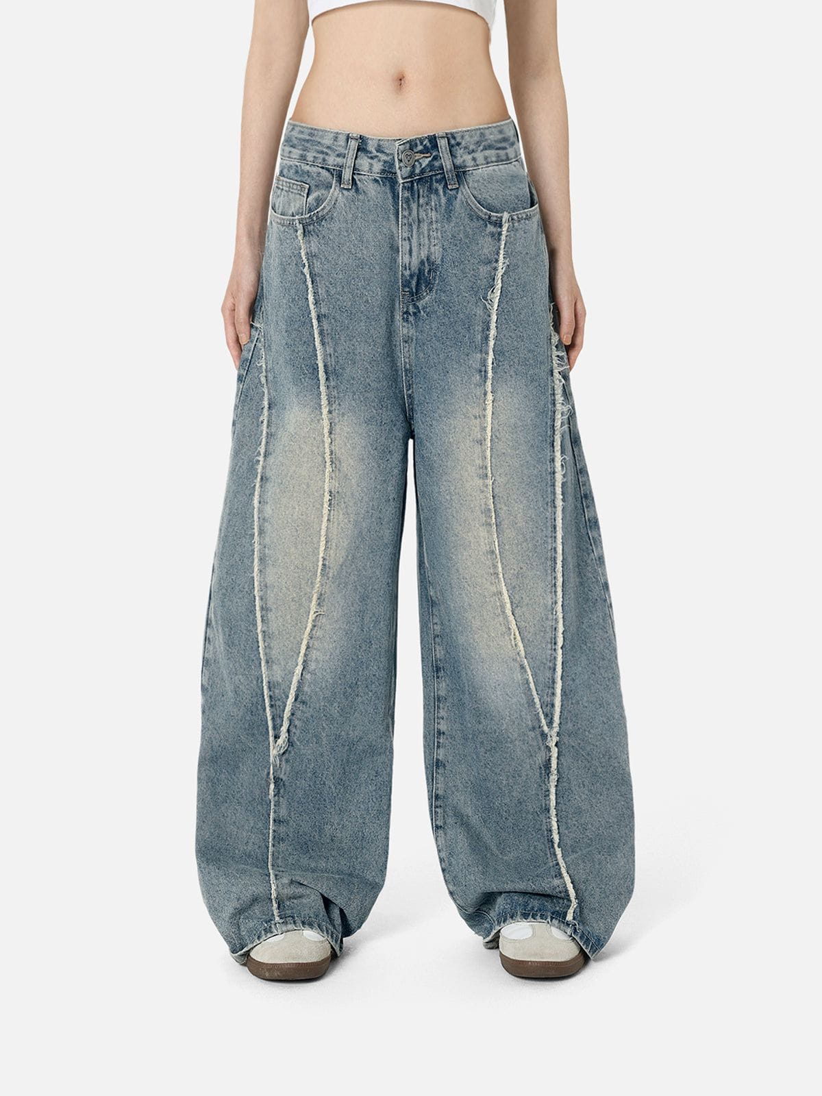 Fvshya Fringe Baggy Jeans