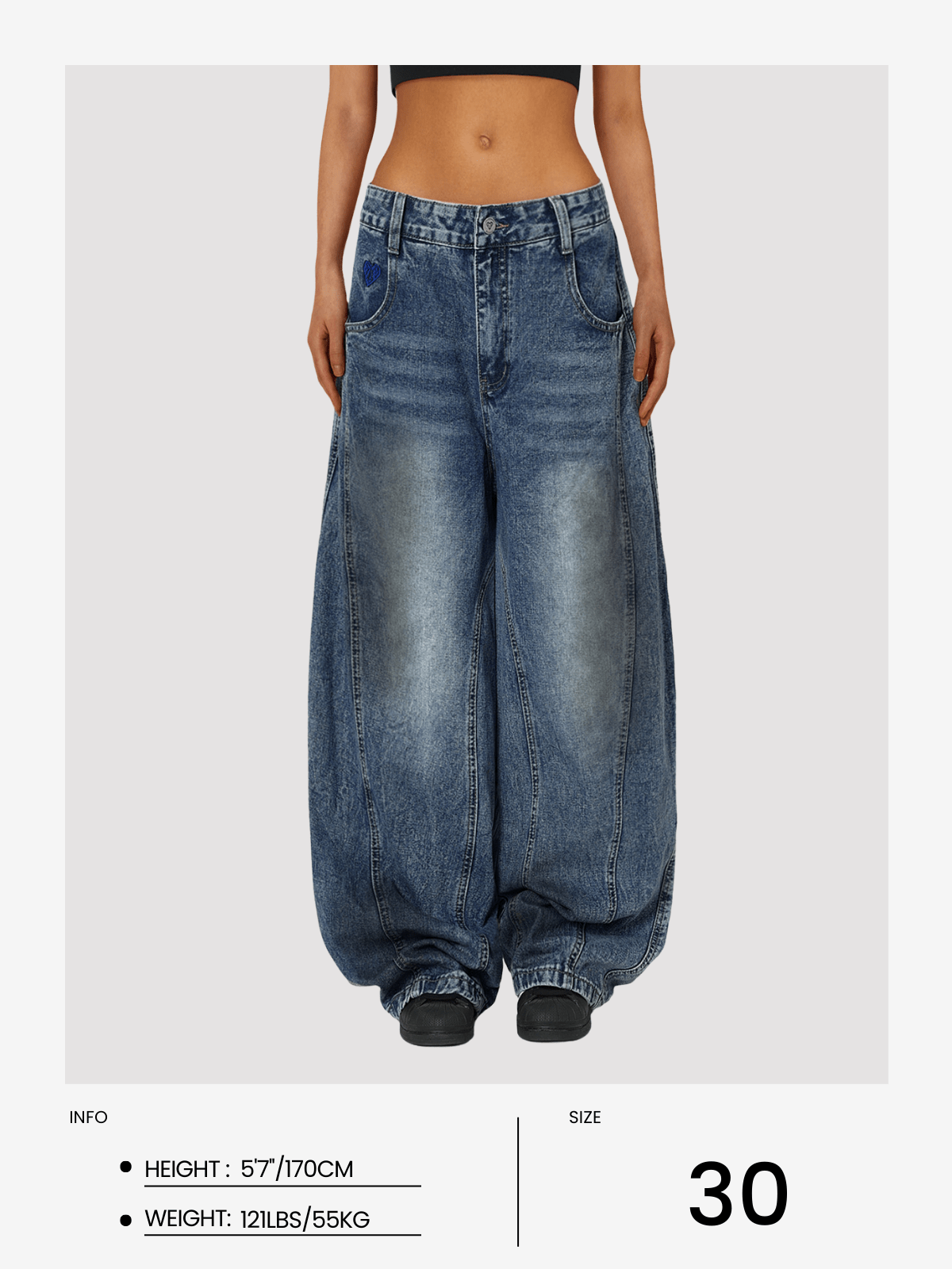 Fvshya Faggy Baggy Jeans